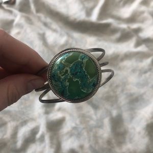 Sterling Silver Turquoise Bangle Bracelet